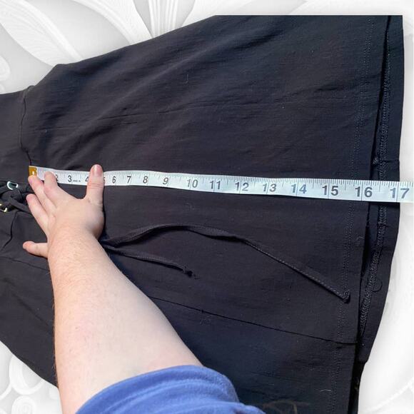 Intimately by Free People NWT Black Lace Cutout Corset Mock Neck Mini Dress M - Picture 5 of 13